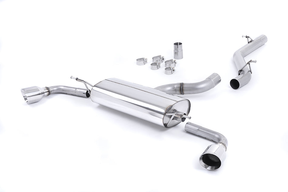 Milltek - Non-Resonated Cat Back Exhaust System - TT 3.2 Mk2