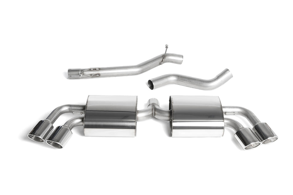 Milltek - Non-Resonated Cat Back Exhaust System - TTS Mk2