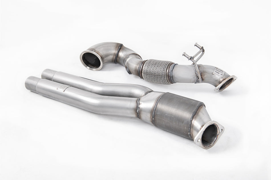 Milltek - Large Bore Downpipe and Hi-Flow Sports Cat (Non-OPF/GPF) - TTRS Mk3