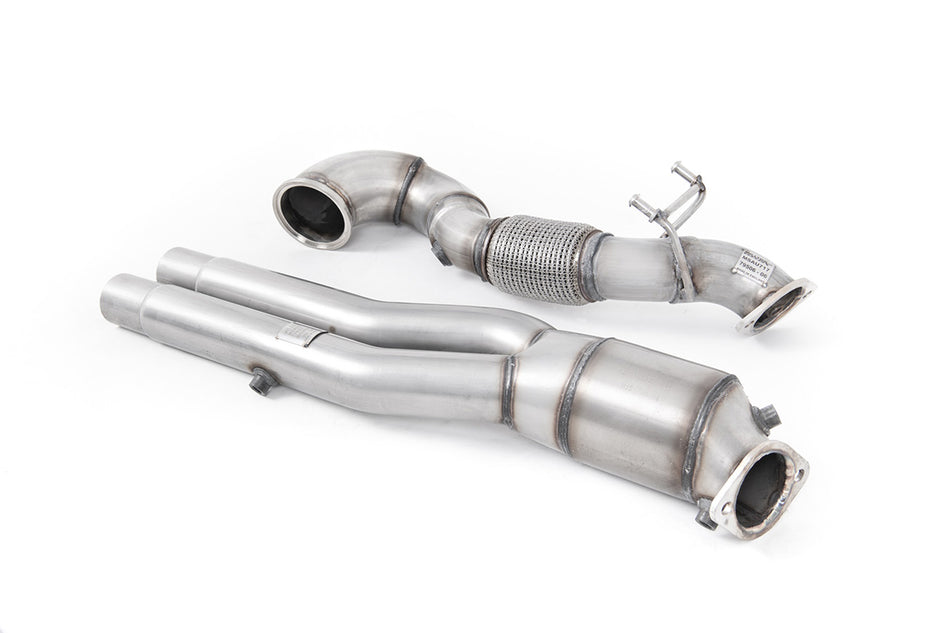 Milltek - Large Bore Downpipe and Hi-Flow Sports Cat (OPF/GPF Models) - TTRS Mk3