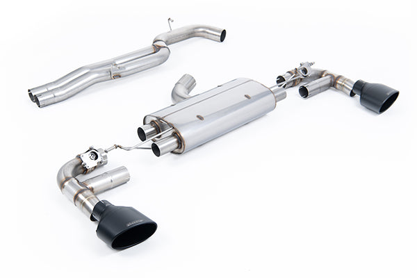 Milltek - 80mm Non-Resonated (Loudest) Cat Back Exhaust System - TTRS Mk3