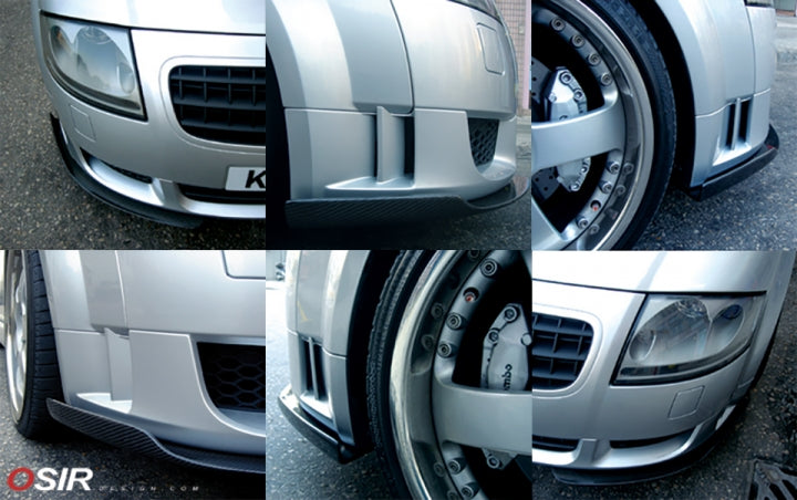 Osir Design - Sphyrna TTMK1 Front Lip Splitters - Carbon Fiber - TT Mk1