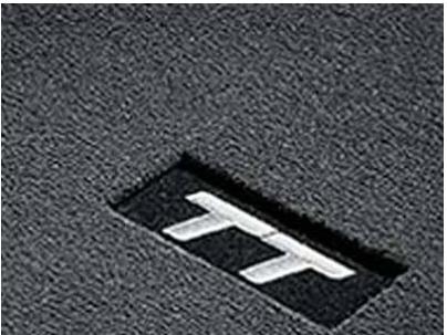 Genuine Audi - Premium Textile Floor Mats - Front - TT Mk2