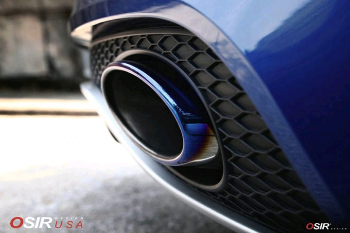 Osir Design - Blue Flame TTRS Exhaust Tips - Audi TT RS Mk2