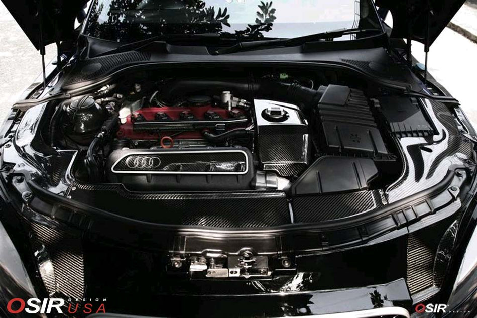 Osir Design - Engine Bay Covers TTMK2 - Carbon Fiber - Audi TT / TTS / TT RS Mk2