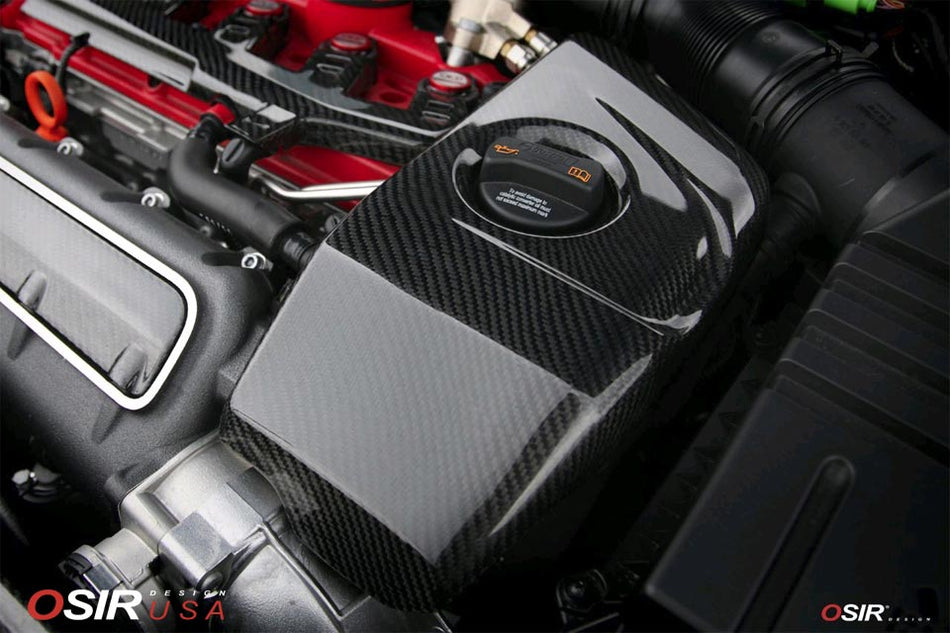 Osir Design - Oil Cover TTRS -  Carbon Fiber - Audi TT RS Mk2