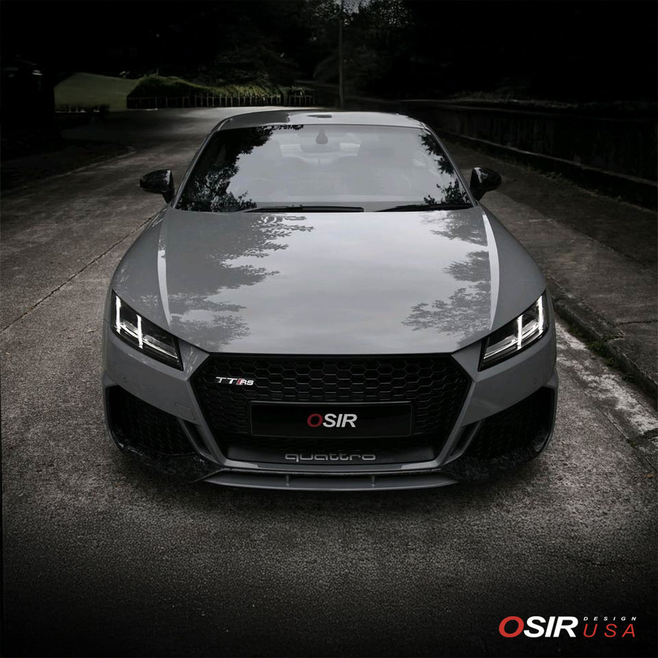 Osir Design - FCS TTMK3-RSF Front Upper Spoiler - Carbon Fiber - Audi TT RS Mk3