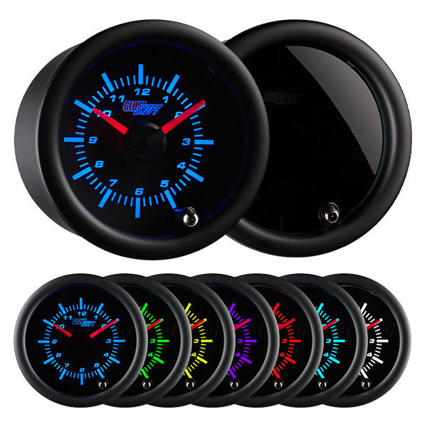 GlowShift - Tinted 7 Color Clock Gauge