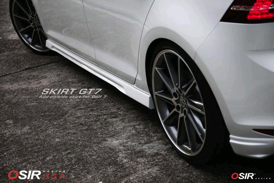 Osir Design - Skirt GT7 - Carbon Fiber - VW Golf / GTI / Golf R Mk7 / 7.5