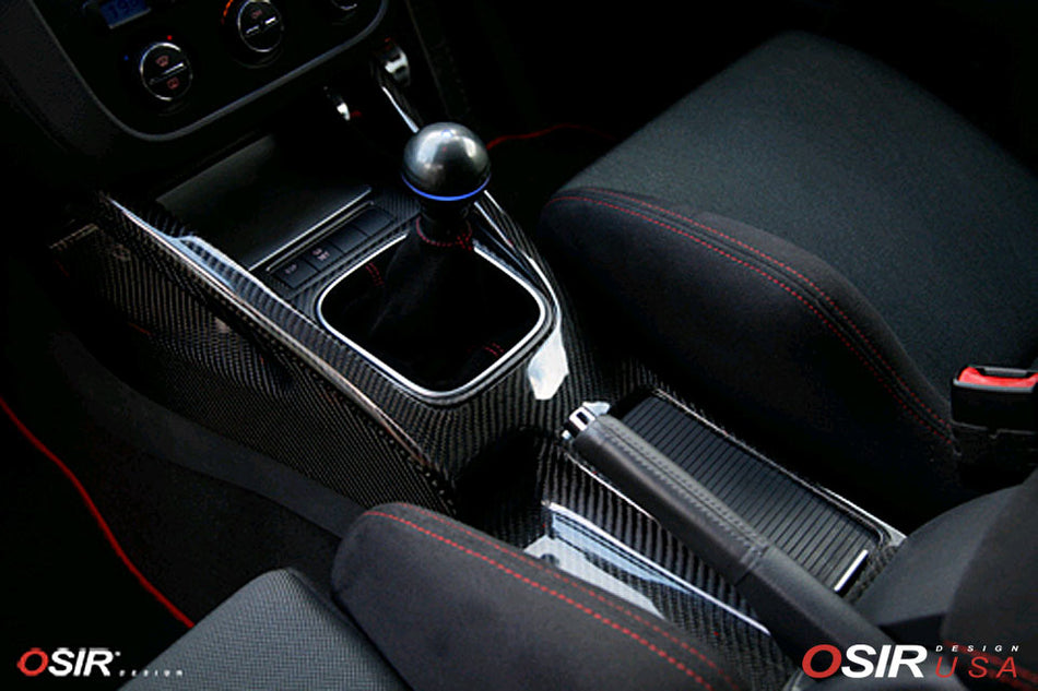 Osir Design - Console GT5 - Carbon Fiber - VW Golf / GTI / R32 Mk5 / Scirocco / Scirocco R Mk3