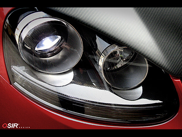 Osir Design - Headlight Kit GT - Carbon Fiber -  VW Golf / GTI / R32 / Jetta Mk5