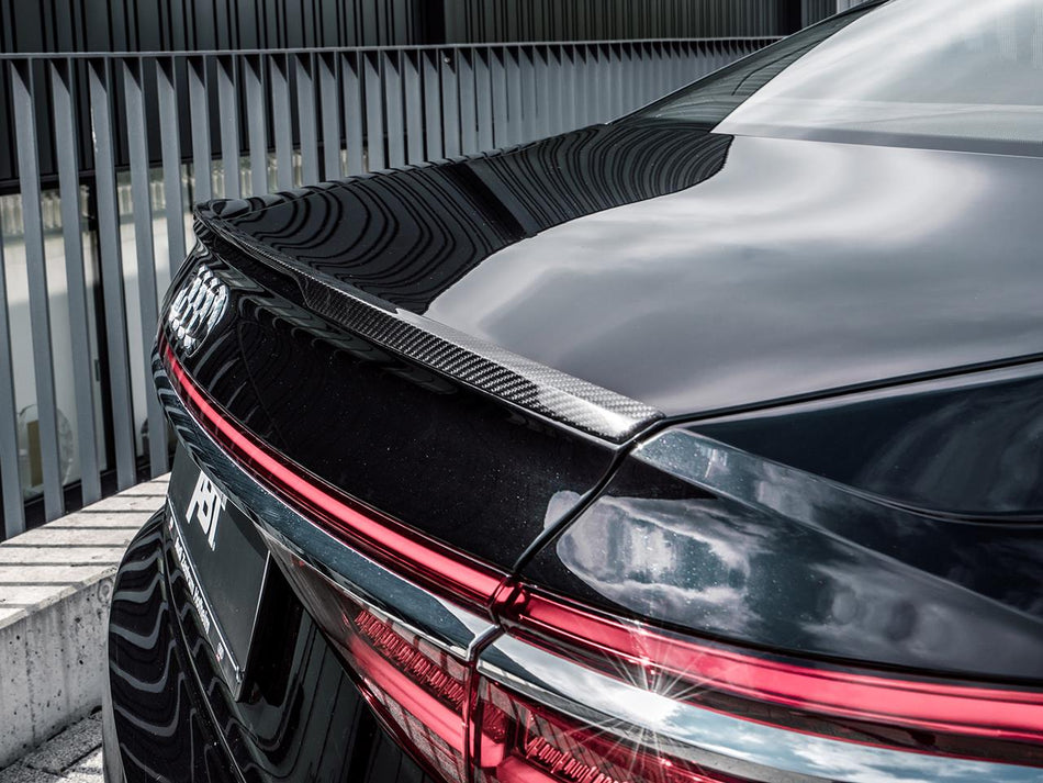 Genuine Audi - Carbon Fiber Rear Lip Spoiler - A8 / S8