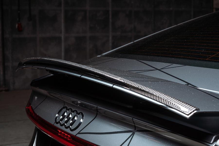 Genuine Audi - Carbon Fiber Rear Lip Spoiler - A7 / S7 / RS7