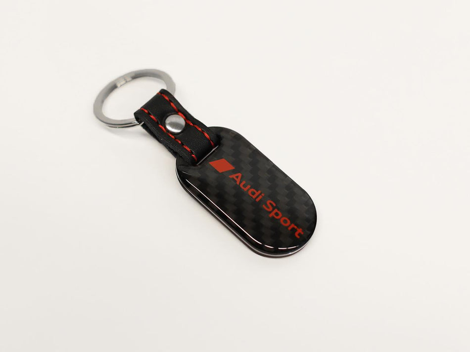 Genuine Audi - Audi Sport Carbon Fiber Key Chain