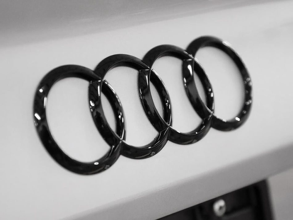 Genuine Audi - Black Rings - Front & Rear - TT / TTS / TTRS Mk3