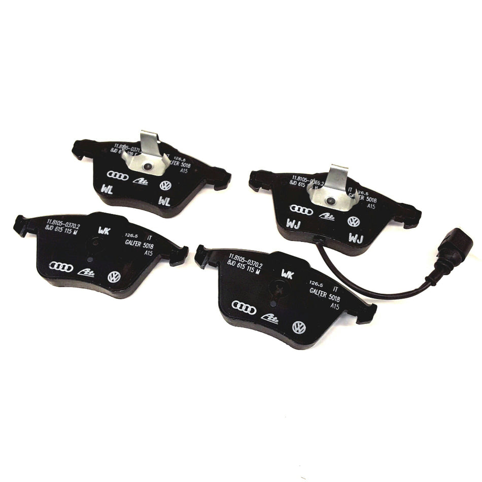Genuine Audi - Disc Brake Pad Set - Front - TT 3.2 / TTS Mk2