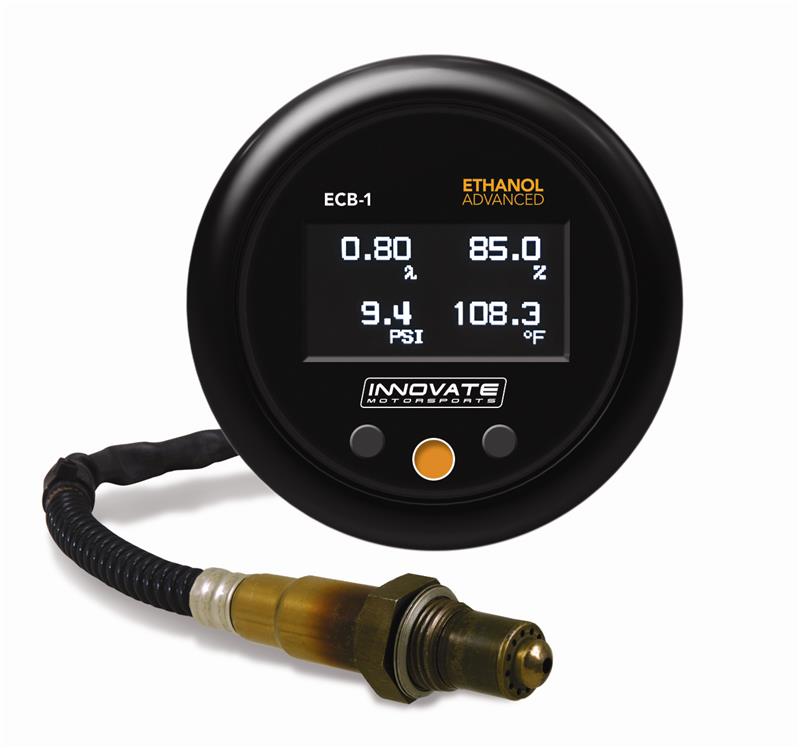 Innovate Motorsports - ECB-1: Ethanol Content %, Boost, & Wideband Air/Fuel Ratio Gauge, *Ethanol Sensor Not Included