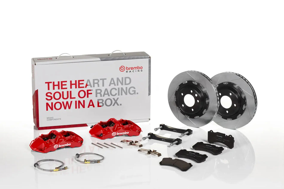 Brembo - 6 Piston GT Big Brake Kit 2-piece Slotted - Front - TT Mk2