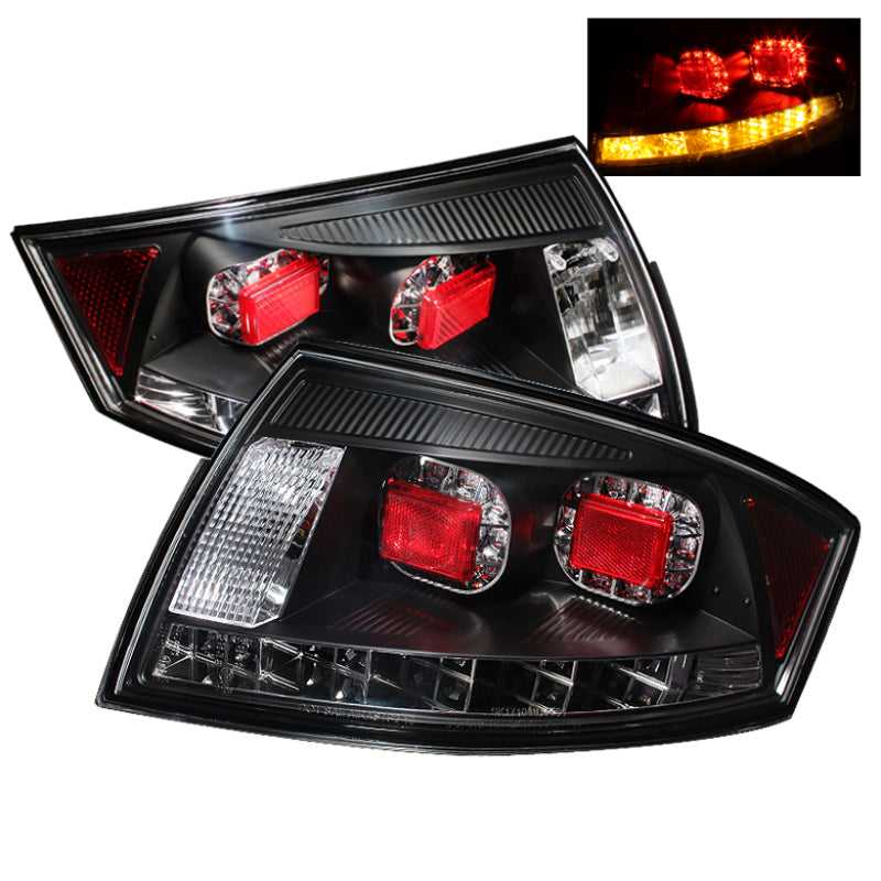 Spyder - LED Tail Lights - Black - TT Mk1