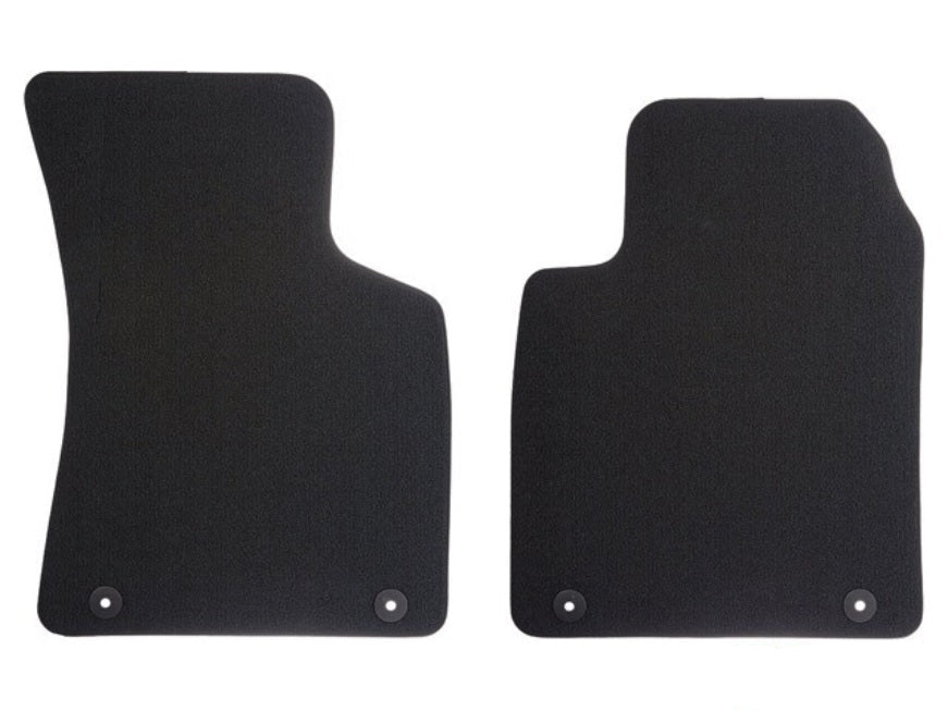 Genuine Audi - Carpeted Floor Mats - Front - Black - TT Mk1