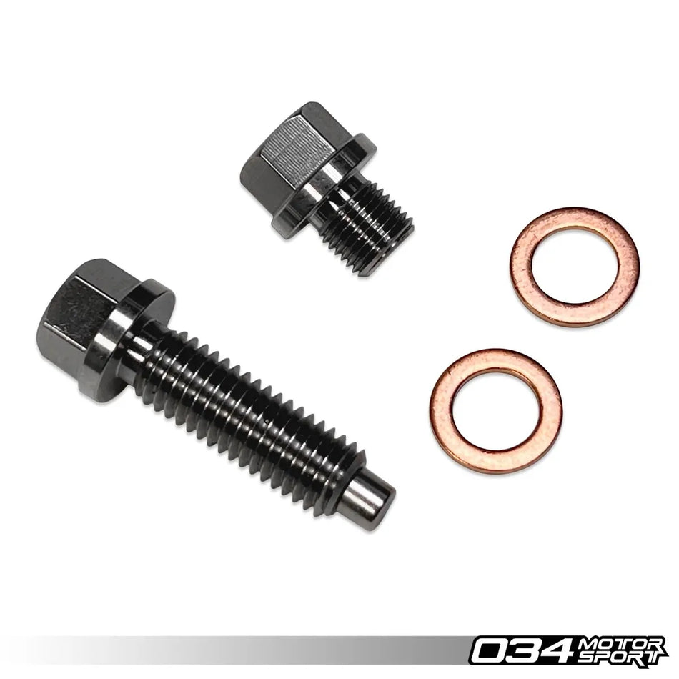 034Motorsport - Haldex Magnetic Drain Plug Kit - Audi 8J/8P/8V/8V.5/8S/8Y Quattro Vehicles, VW Mk5/Mk6/Mk7/Mk7.5/Mk8 4Motion Vehicles