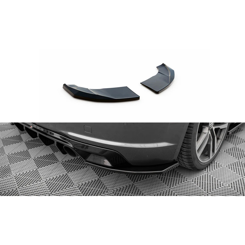 Maxton Design - Rear Side Splitters V.2 (Set for Maxton Valance) - S-Line - TT Mk3 16-18