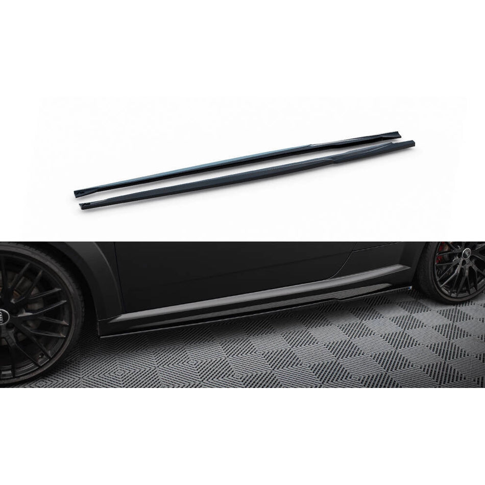 Maxton Design - Side Skirts Diffusers Facelift - S-Line - TT / TTS Mk3 19+