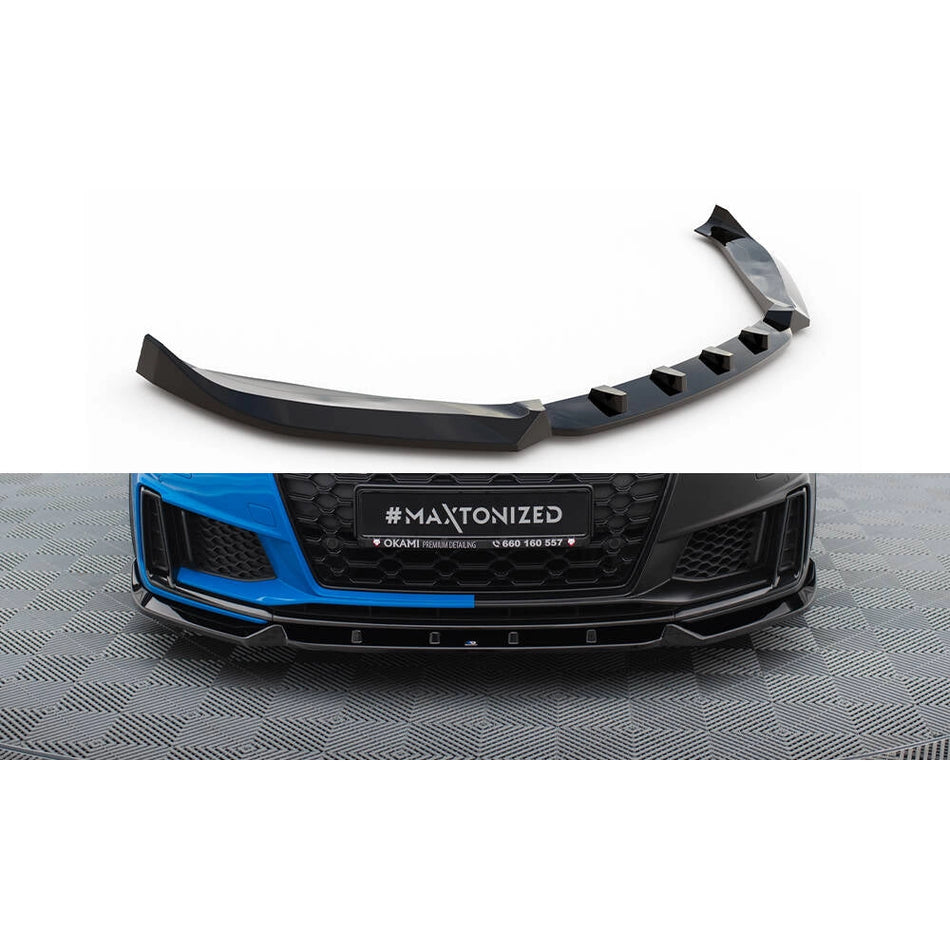 Maxton Design - Front Splitter V.1 Facelift - 19+ TT S-Line / TTS Mk3