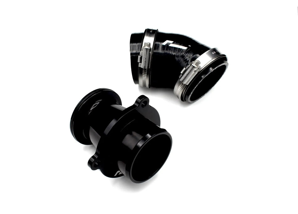 RacingLine - Tapered Turbo Muffler Delete inc Large Bore Connector Hose for Garrett Turbo / MQB EVO / 2.0 TSI EA888.4 245PS - TT Mk3 21+