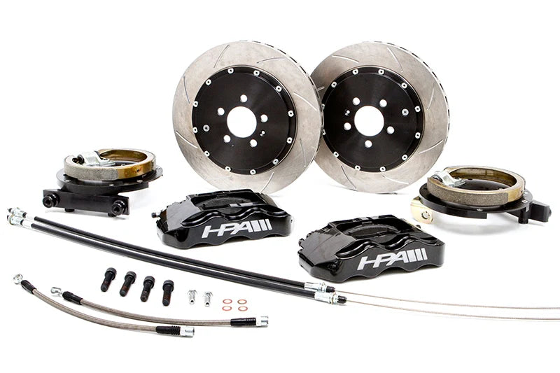 HPA Motorsports - Rear Big Brake Kit For VW (MK5/MK6) Golf, GTI, R32, R, Jetta, GLI, (B6) Passat, CC, (MK1) Tiguan, MK2 Beetle, Eos, Audi (8P) A3, S3 (8J) TT, TTS, TTRS - TT / TTS / TTRS Mk2