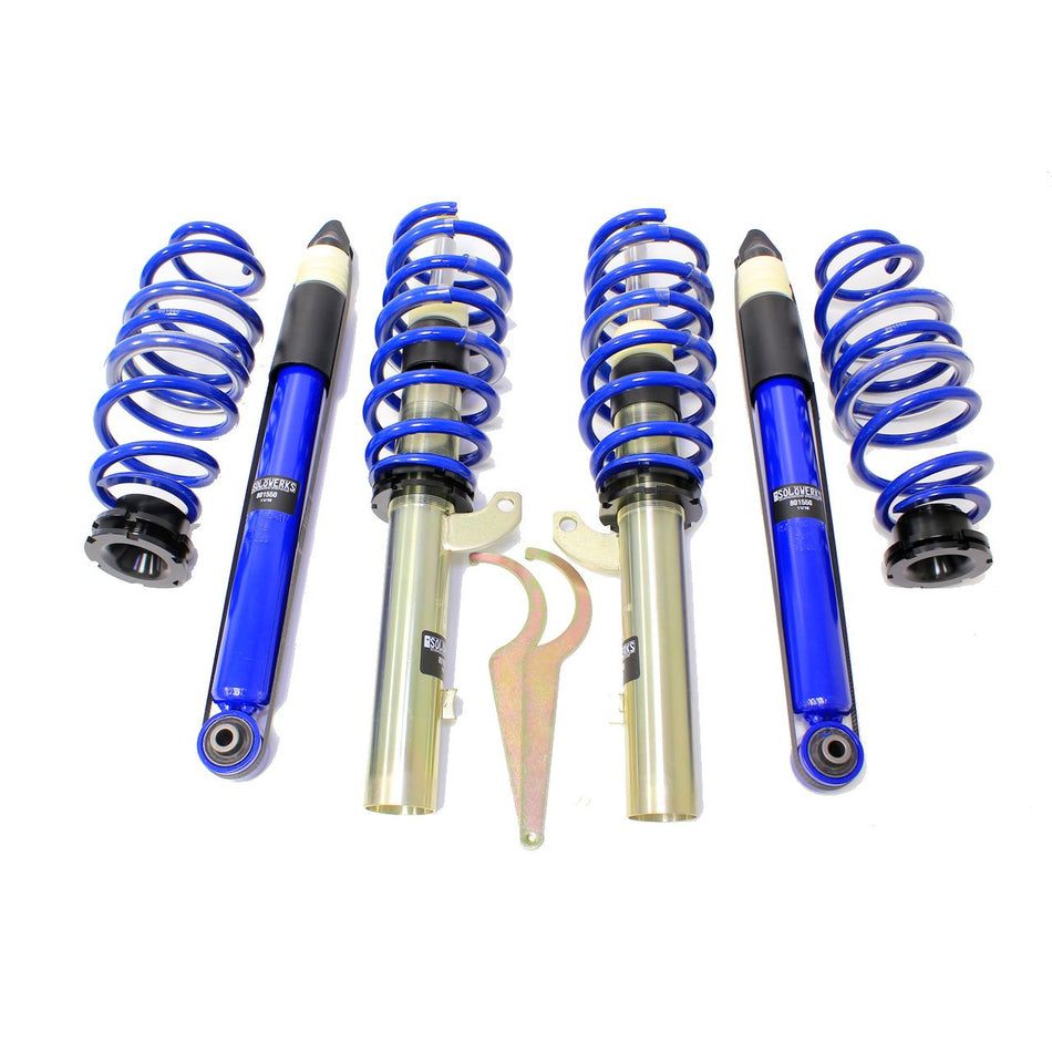 Solo Werks - S1 Coilover System - VW (A7 MKVII) 2019+ Jetta 1.4t Gas Engines 55mm Front Struts with Rear Torsion Beam Suspension