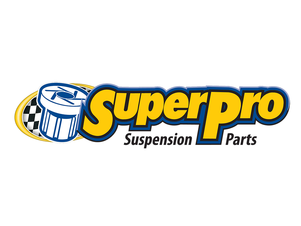 SuperPro logo – Poly bushing and suspension upgrade brand for Audi TT