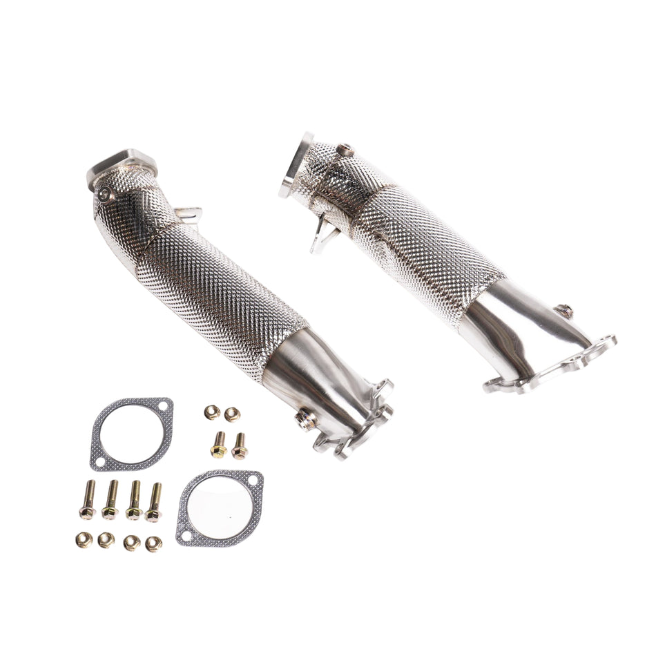 CTS Turbo - Nissan R35 GT-R Cast Stainless Steel 3.5″ Downpipes