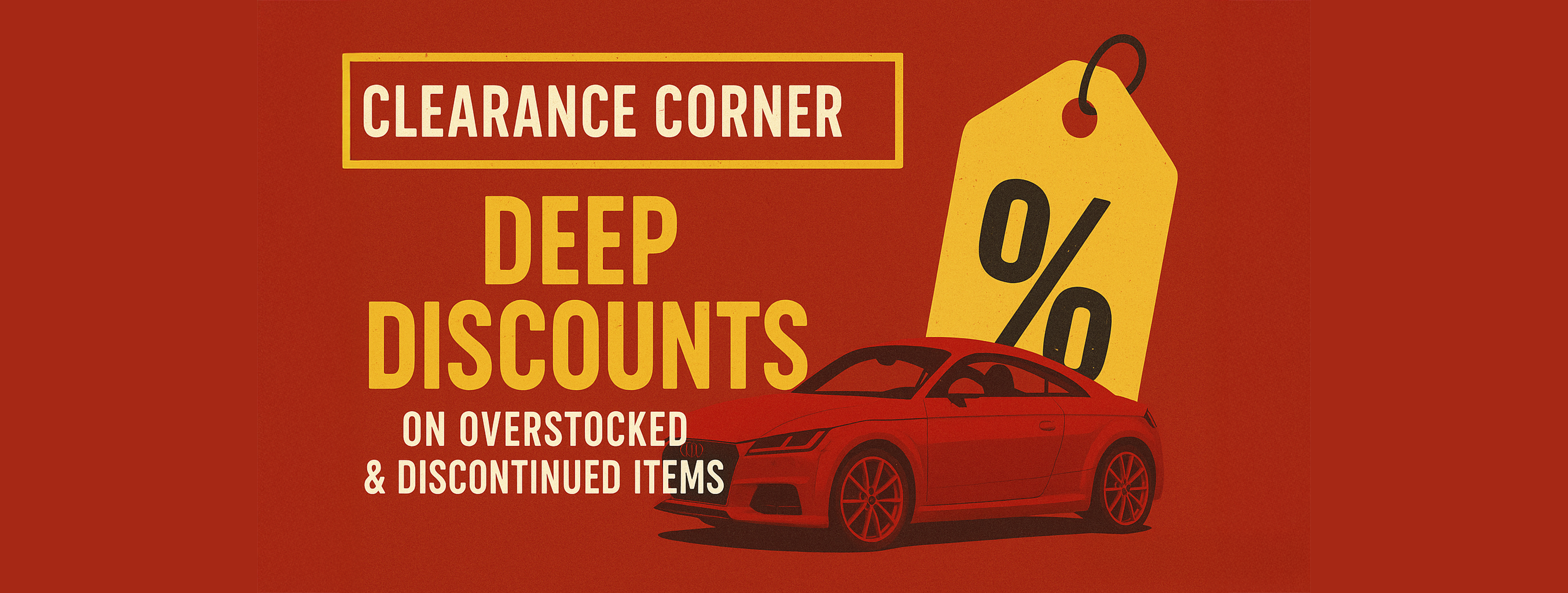 Audi TT Clearance Corner Sale