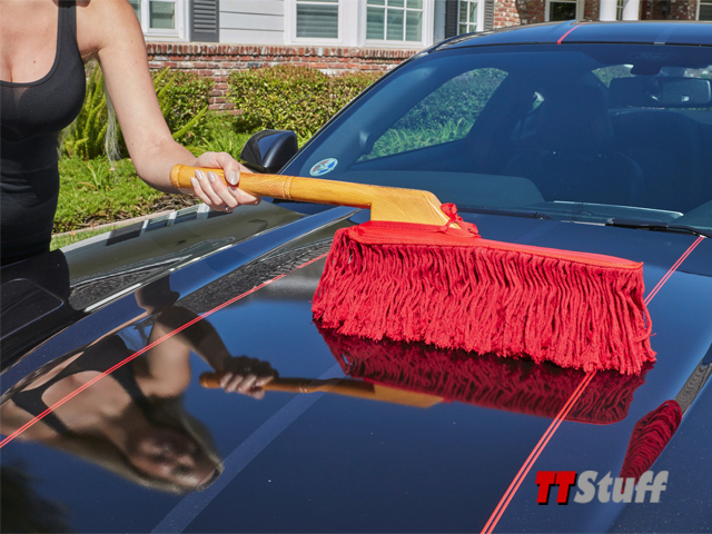 California Duster - Car Duster - Wooden Handle